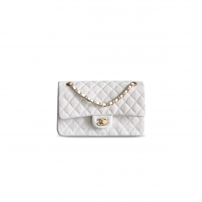 CHANEL MASTER 26C QUILTED MEDIUM CLASSIC FLAP WOVEN BAG (25.5*15.5*6.5cm)
